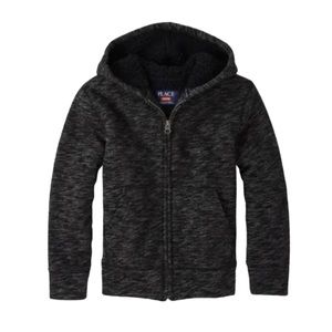 Children’s Place Grey Sherpa Hoodie